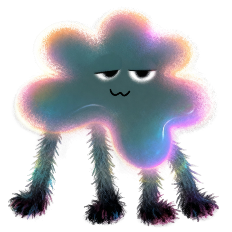 Legacy — grumpy hairy mascot